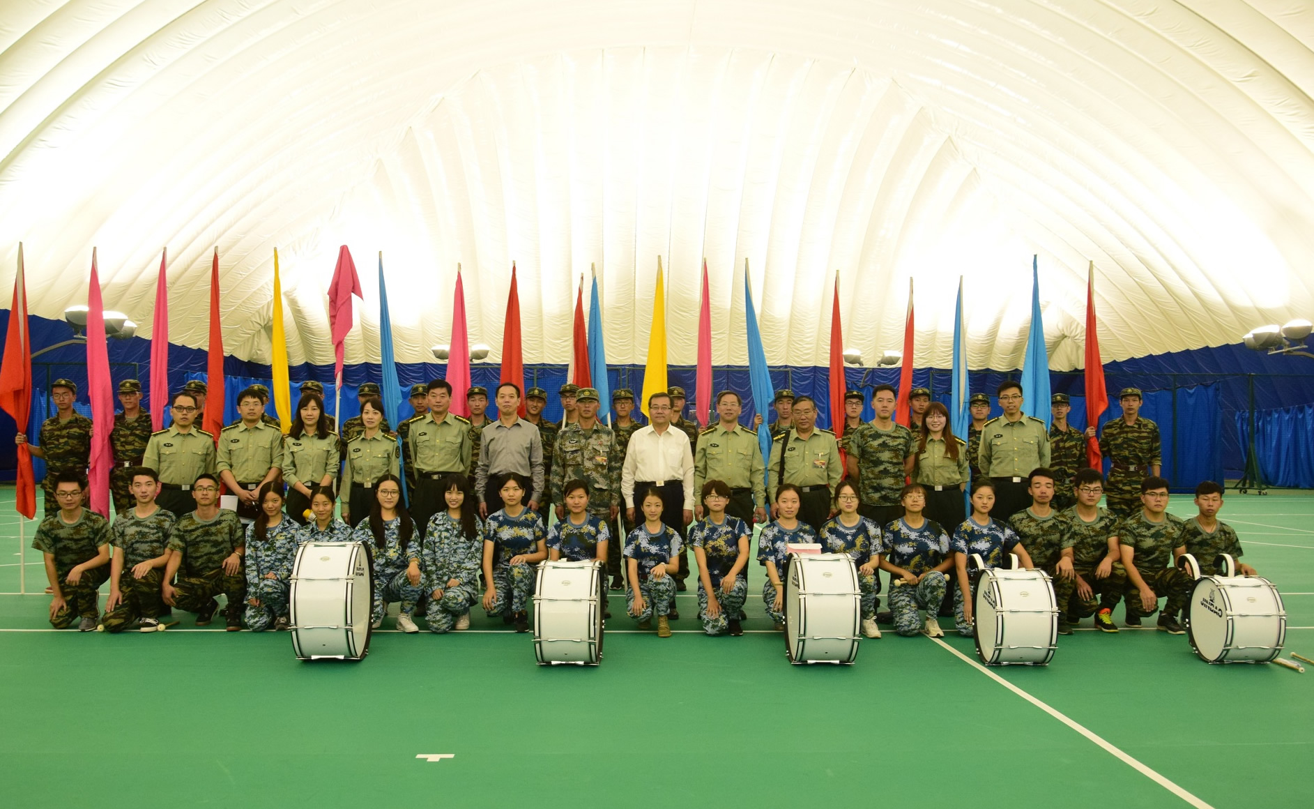 学校领导到涿州校区慰问2016年军训师生