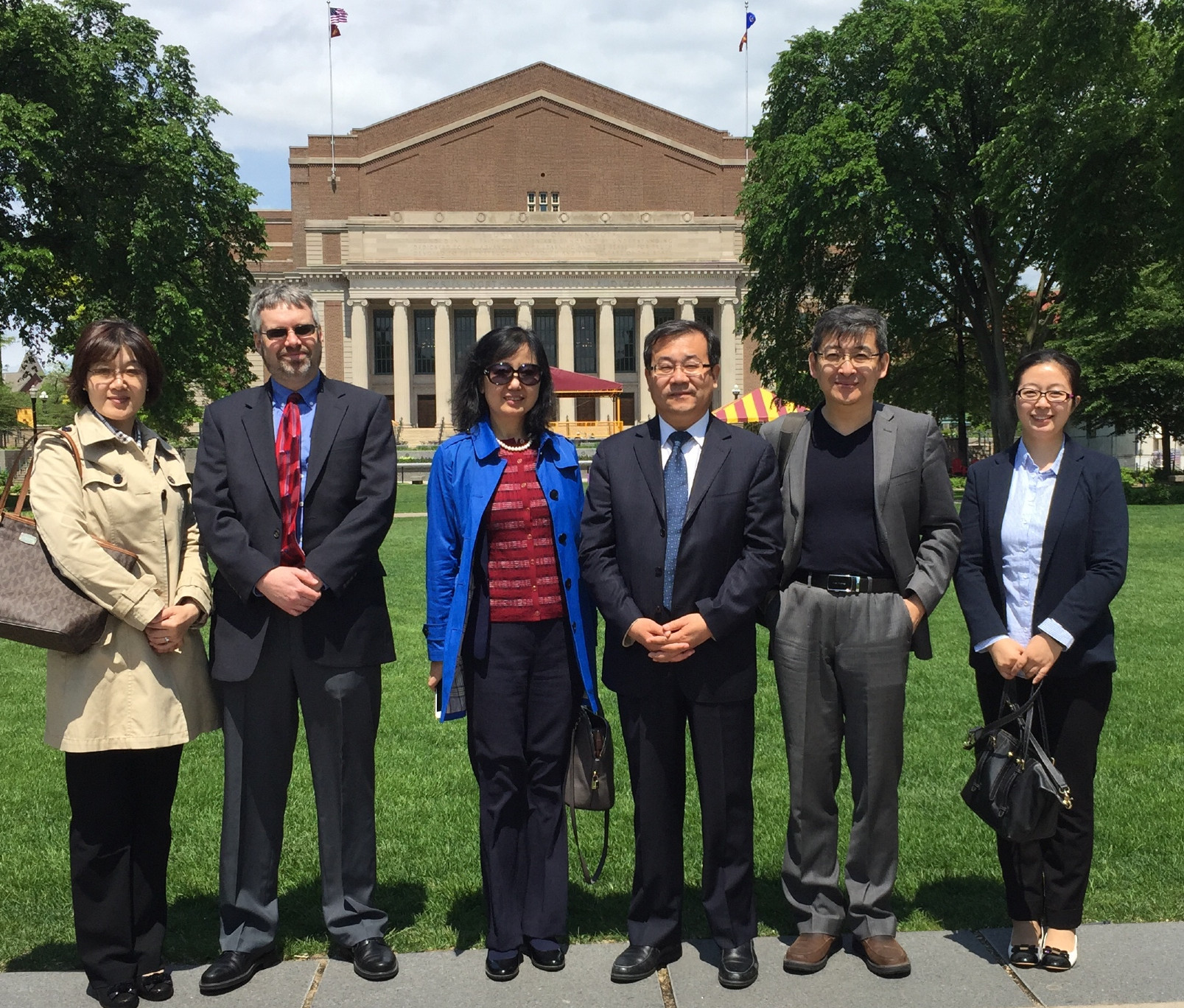 我校代表团访问明尼苏达大学