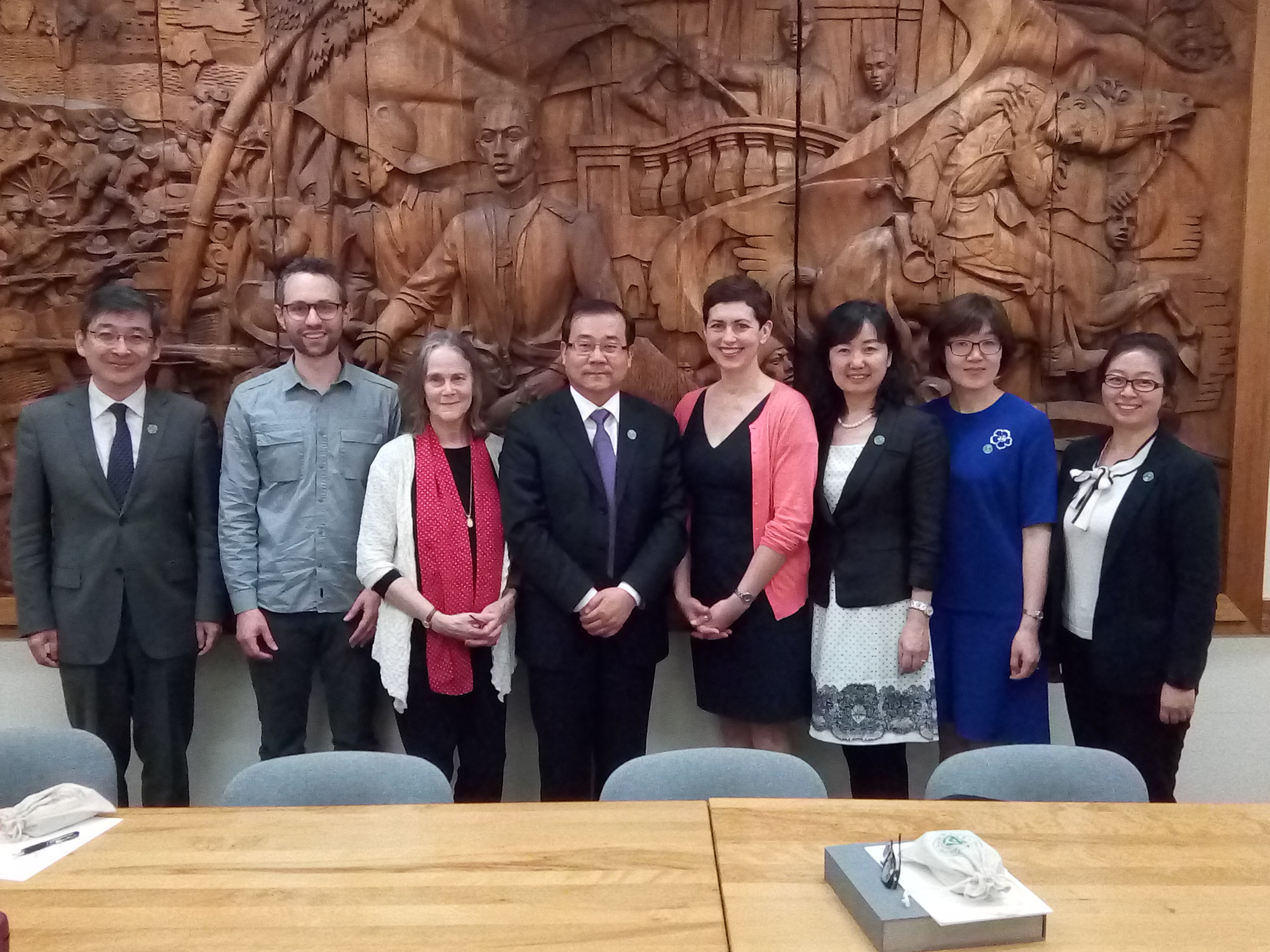 我校代表团访问康奈尔大学