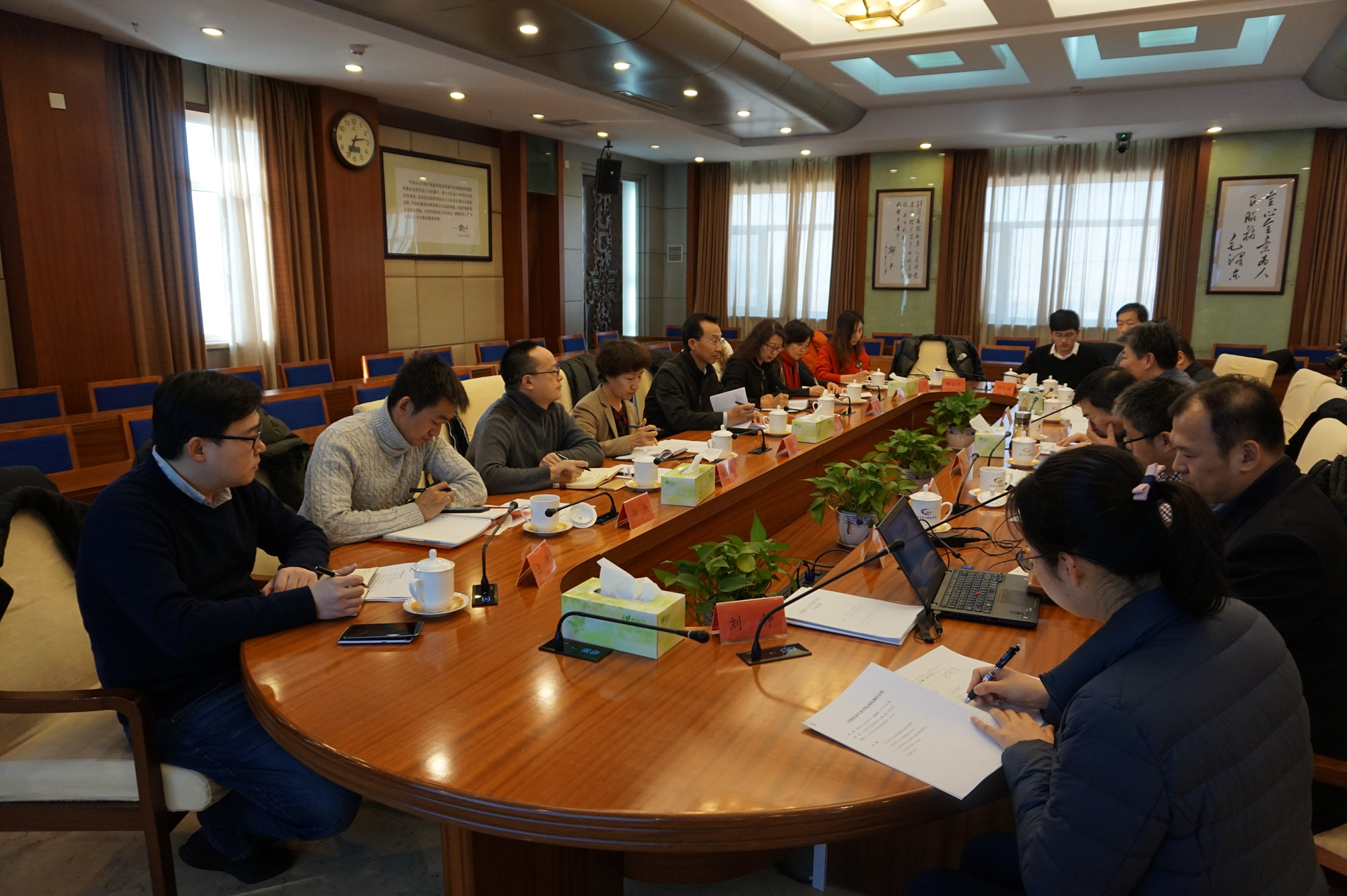 刘玉方副校长一行赴北京电子科技学院交流座谈