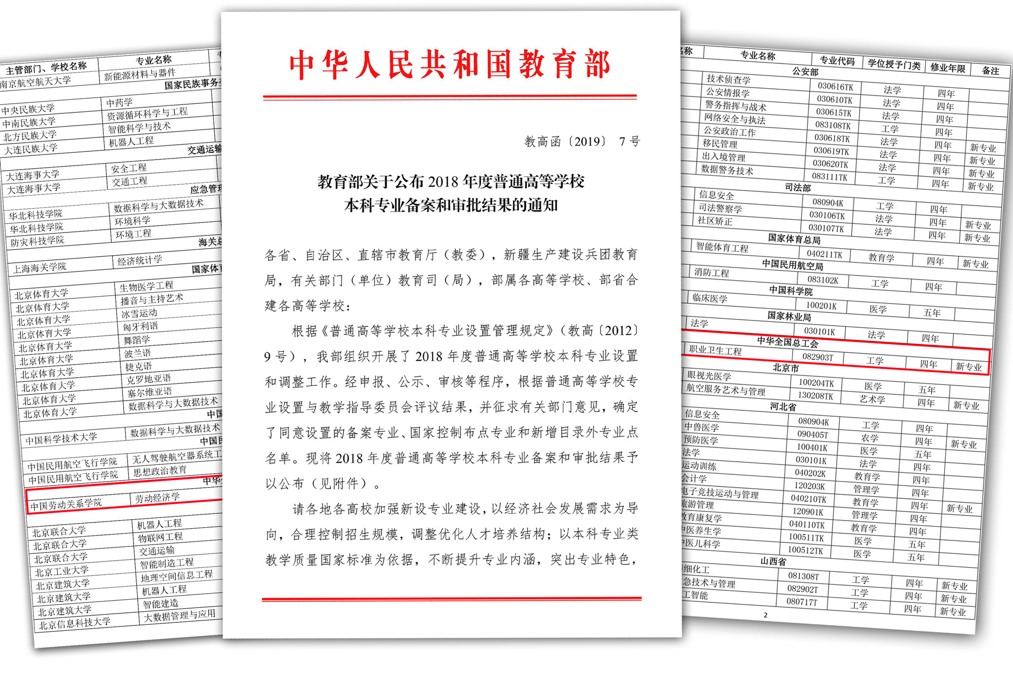 我校两个本科专业顺利获得教育部备案和审批